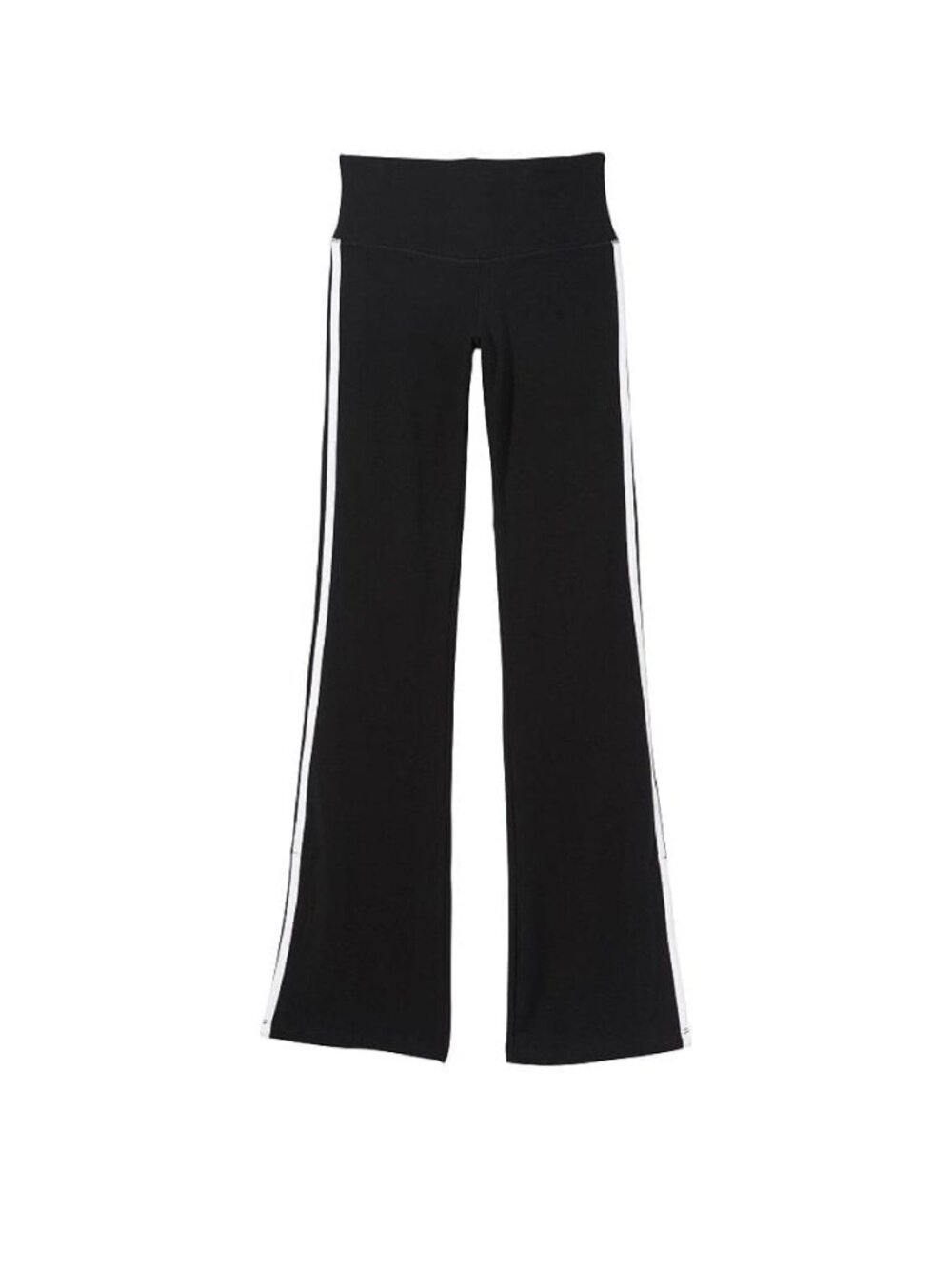 Lezat Ella Flare Stripe Leggings Black S